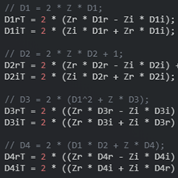Mandelbrot Distance Estimation
